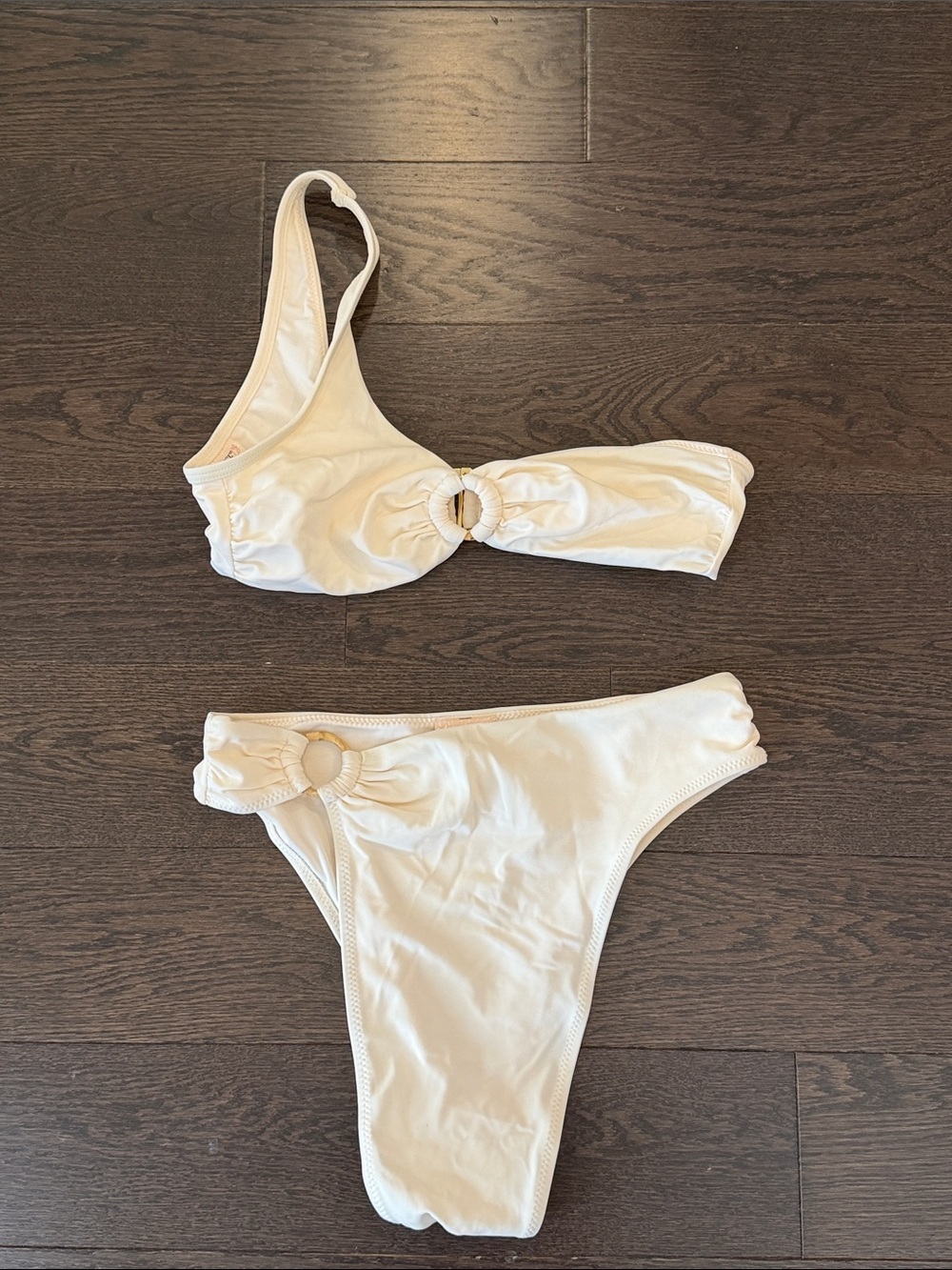 House of CB cream bikini Small